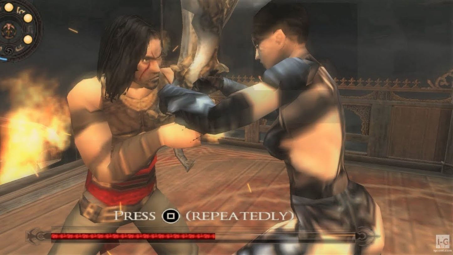 Prince of Persia Revelations PlayStation Portable PSP for action adventure video game fans featuring acrobatic platforming fast paced sword combat time manipulation puzzle solving cinematic storytelling ancient palace exploration challenging traps epic fantasy adventure collectible gaming appeal gameplay