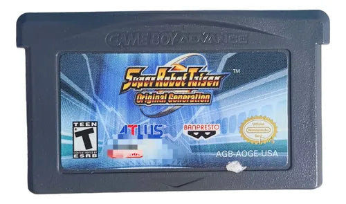 Super Robot Taisen Original Generation Game Boy Advance GBA tactical RPG turn-based strategy mech combat game original characters cartridge
