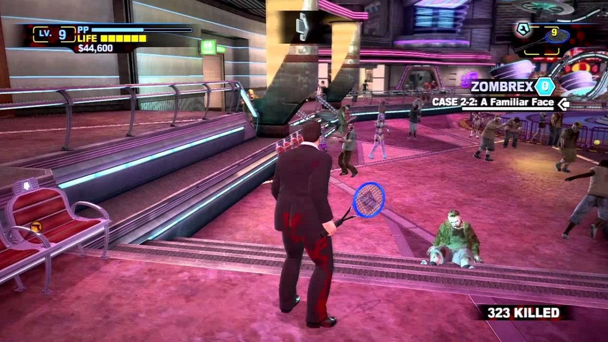 Dead Rising 2 Off the Record Xbox 360 game featuring open world zombie survival action as Frank West with sandbox gameplay combo weapons time based missions co op multiplayer and over the top undead combat by Capcom gameplay