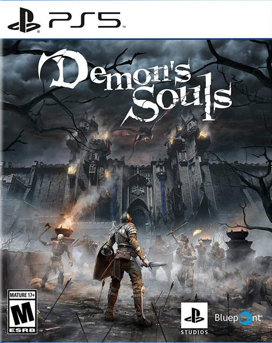 Demon’s Souls for PS5 featuring remastered dark fantasy action RPG gameplay and challenging boss battles cover art