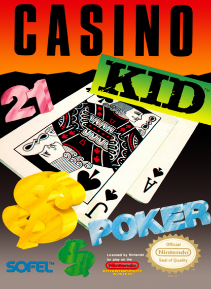 Casino Kid cover art for Nintendo Entertainment System (NES) retro video game