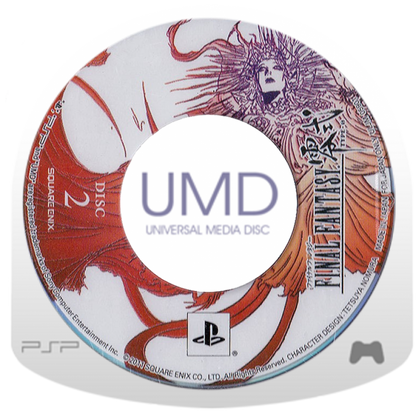 Final Fantasy Type-0 disc 2 for Japanese Import PlayStation Portable (PSP) action RPG video game