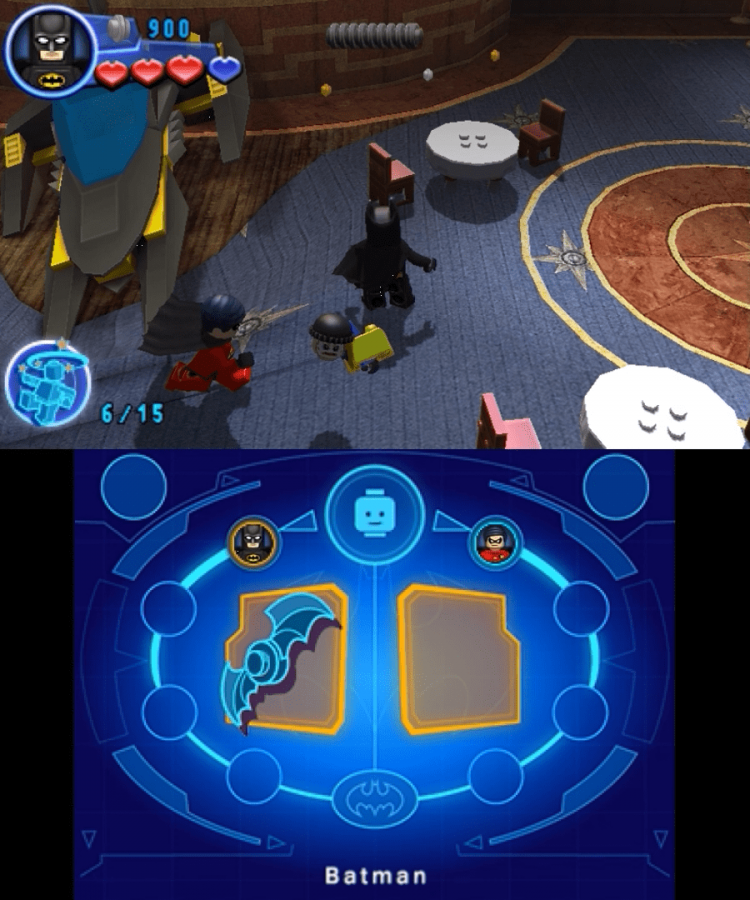 LEGO Batman 2: DC Super Heroes gameplay for Nintendo 3DS (3DS) action adventure video game