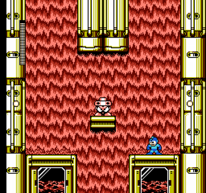 Mega Man 3 in box gameplay image for Nintendo Entertainment System NES retro video game