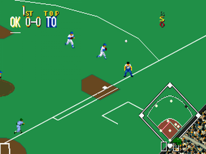Sports Talk Baseball gameplay for Sega Genesis (GEN) video game