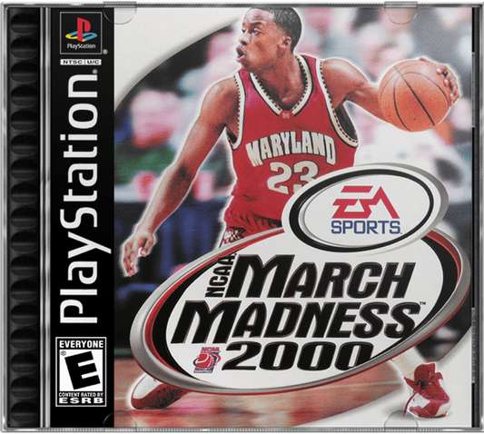 NCAA March Madness 2000 cover art for PlayStation 1 (PS1) video game