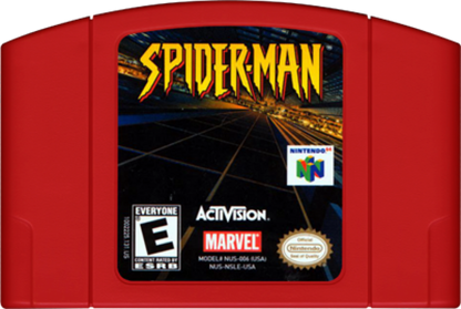 Spider-Man Complete in Box CIB Nintendo 64 N64 for retro video game enthusiasts featuring action adventure gameplay web swinging superhero combat iconic Marvel villains puzzle solving cinematic missions complete in box collectible gaming appeal cartridge
