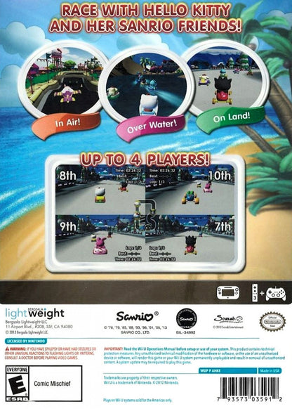 Hello Kitty Kruisers baack cover art for Nintendo Wii U (Wii U) racing video game