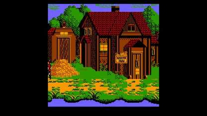King's Knight Nintendo Entertainment System NES for scrolling shooter video game fans featuring vertical shooting action fantasy heroes cooperative inspired gameplay challenging enemy waves magical abilities classic Square adventure retro Nintendo gaming collectible gaming appeal gameplay