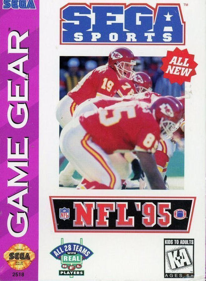 NFL 95 cover art for Sega Game Gear (GG) video game