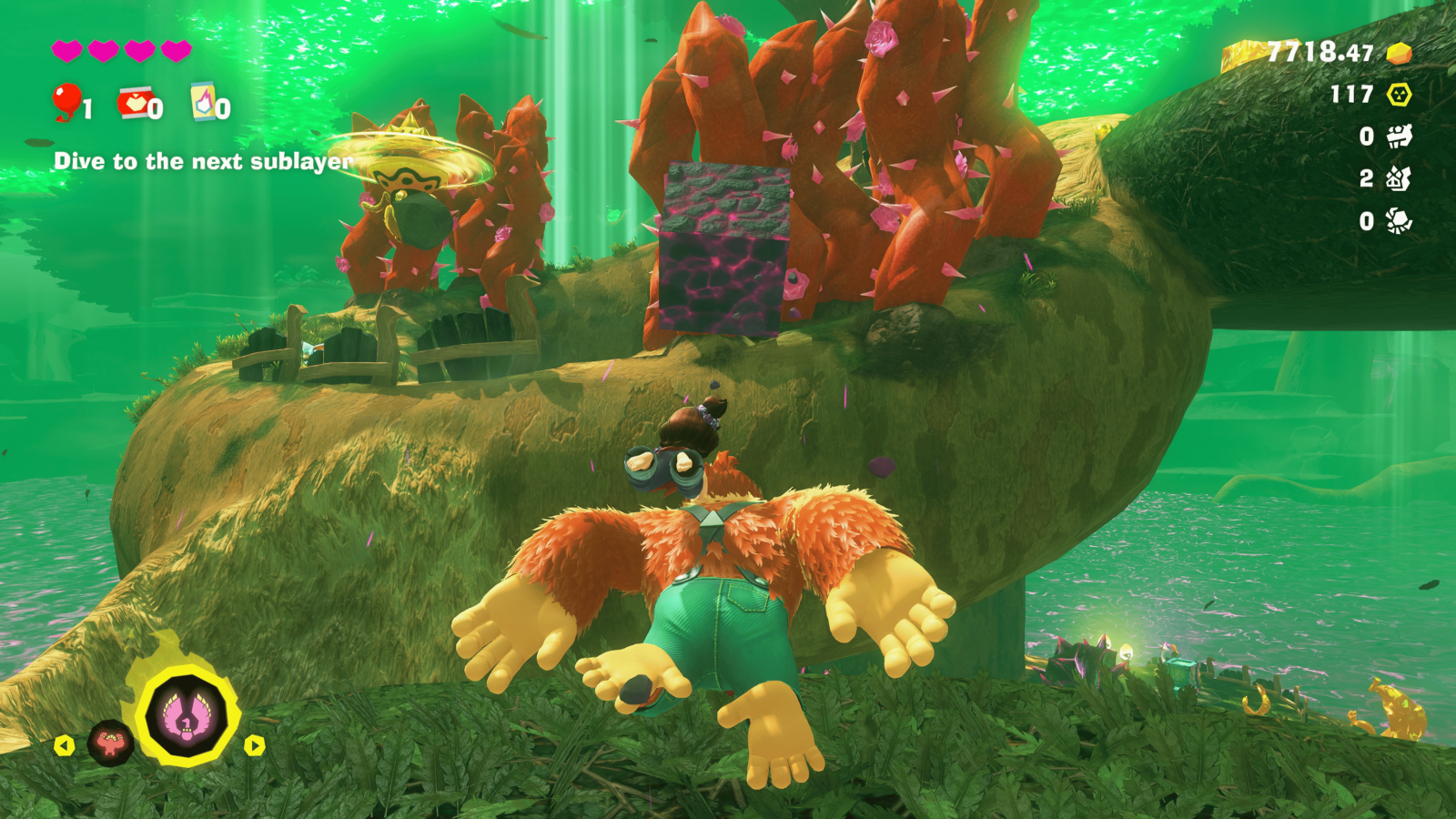 Donkey Kong Bananza – Nintendo Switch 2 (NS2) gameplay art for video game for NS2 