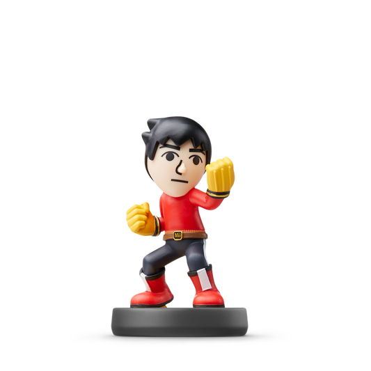 Mii Brawler Amiibo Super Smash Bros Series Nintendo Amiibo collectible figure featuring Mii Brawler from the Super Smash Bros series NFC compatible character toy for Switch Wii U and 3DS games