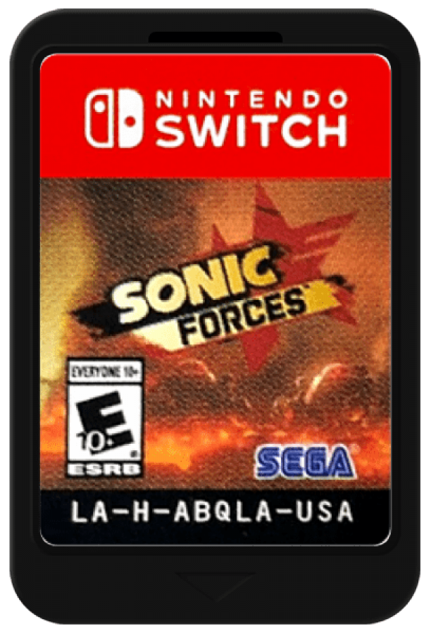 Sonic Forces cartridge for Nintendo Switch NS video game