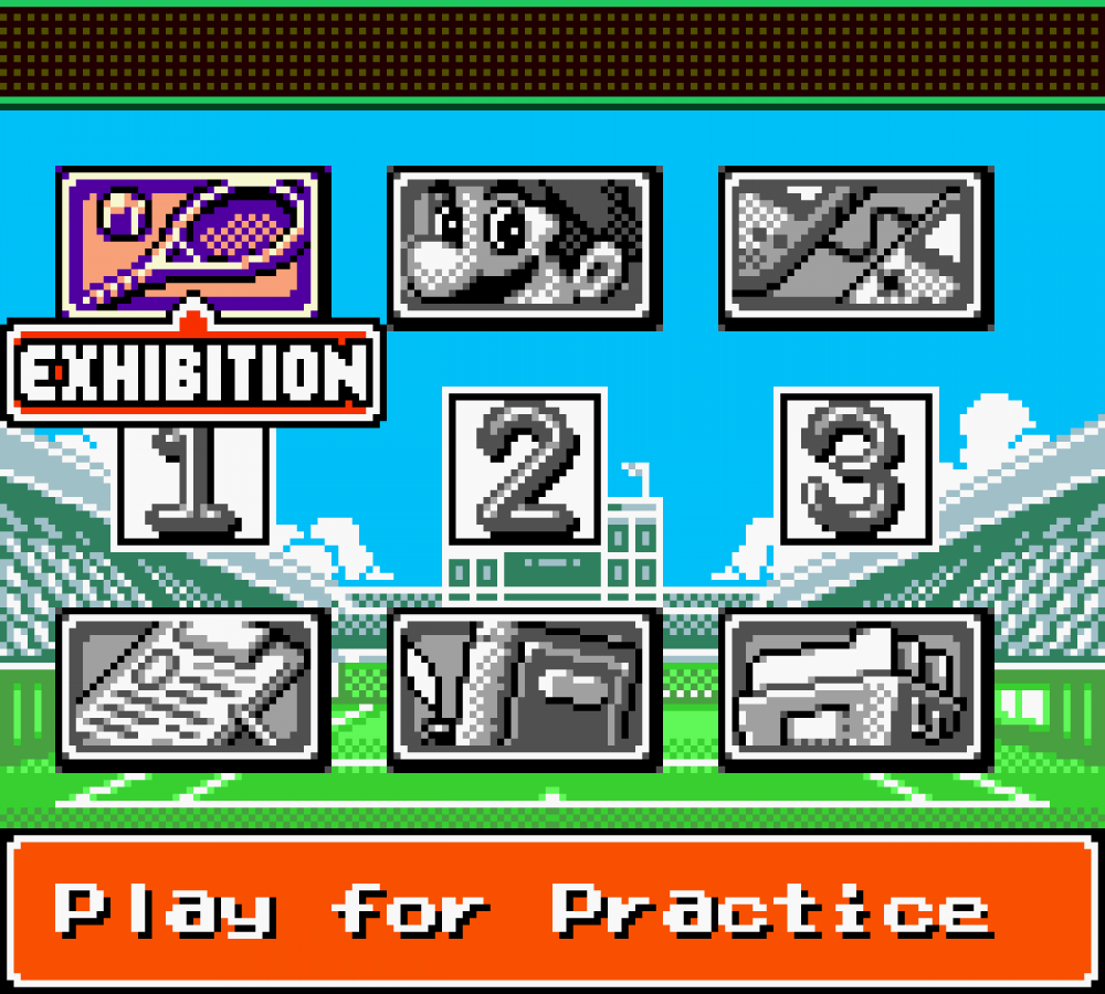 Mario Tennis cover art for Game Boy Color GBC video game gameplay