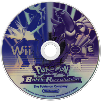Pokemon: Battle Revolution disc cover art for Nintendo Wii (Wii) video game
