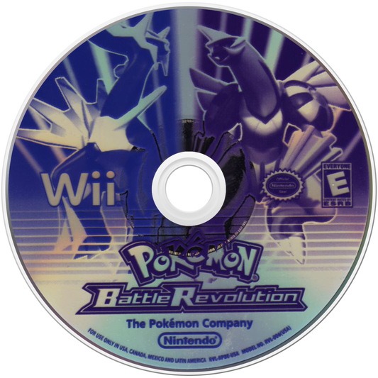 Pokemon: Battle Revolution disc cover art for Nintendo Wii (Wii) video game