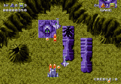 Battle Squadron Sega Genesis GEN for shoot em up video game fans featuring intense space combat enemy spacecraft waves power ups weapon upgrades challenging stages boss battles fast paced arcade action and classic Sega Genesis gameplay collectible retro gaming appeal gameplay