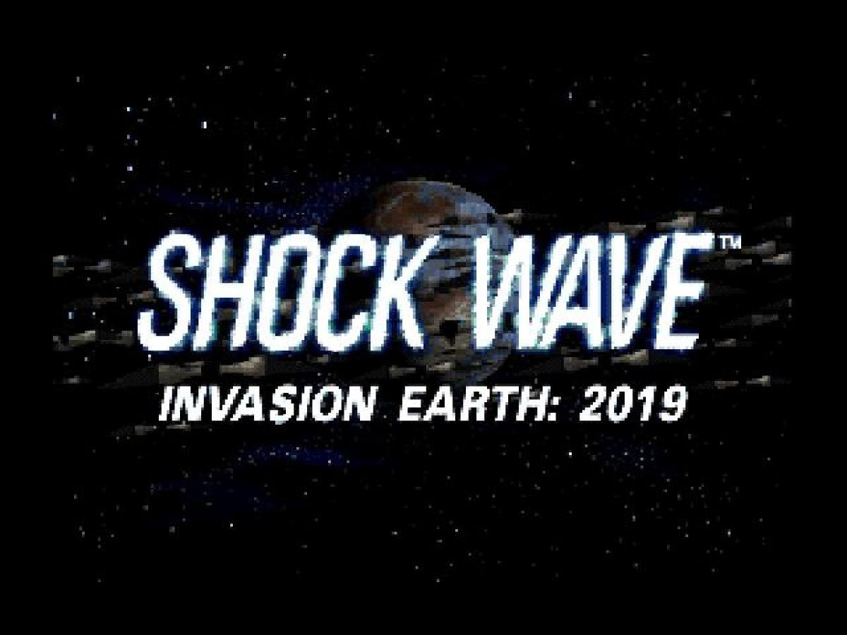 Shock Wave title page for Panasonic 3DO (3DO) sci-fi flight combat video game