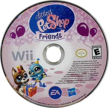Littlest Pet Shop: Friends – Nintendo Wii (Wii) family-friendly pet simulation adventure video game disc