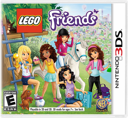 LEGO Friends cover art for Nintendo 3DS (3DS) life simulation video game