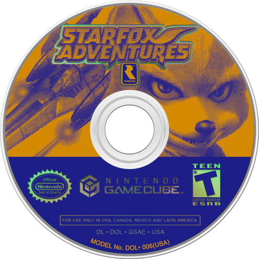 Star Fox Adventures Player’s Choice for Nintendo GameCube action adventure video game featuring Fox McCloud exploration based gameplay puzzle solving vibrant worlds and classic Nintendo Star Fox franchise experience disc