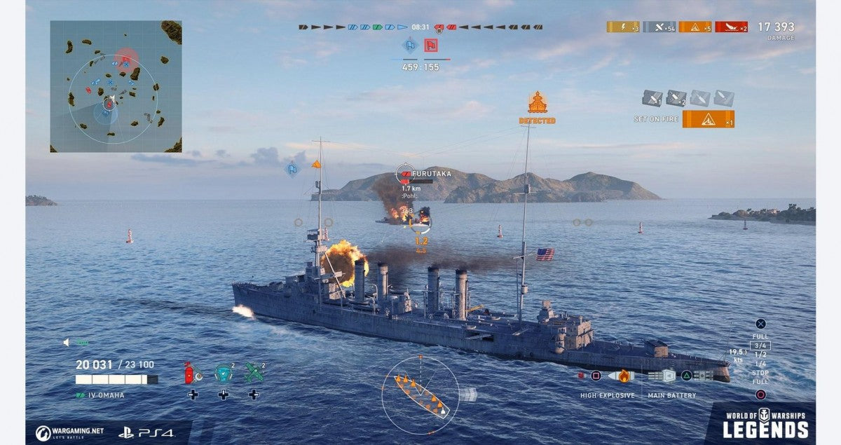 World of Warships Legends [Firepower Deluxe Edition] – Xbox One (XONE) gameplay for naval warfare strategy video game