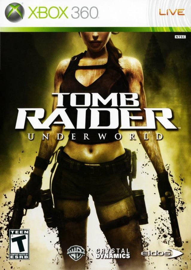 Tomb Raider: Underworld cover art for Xbox 360 (X360) action-adventure video game