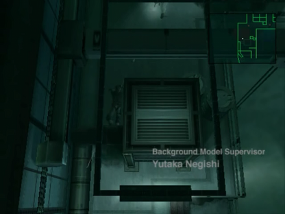 Metal Gear Solid: The Twin Snakes – GameCube (GC) Starting Screen Art for this GameCube Video Game 