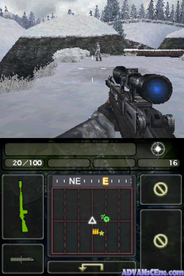 Call of Duty: Modern Warfare 3 gameplay for Nintendo DS (DS) first-person shooter action video game