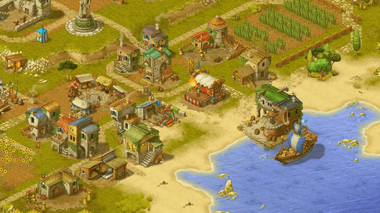 Townsmen A Kingdom Rebuilt Complete Edition import gameplay images for Nintendo Switch NS video game
