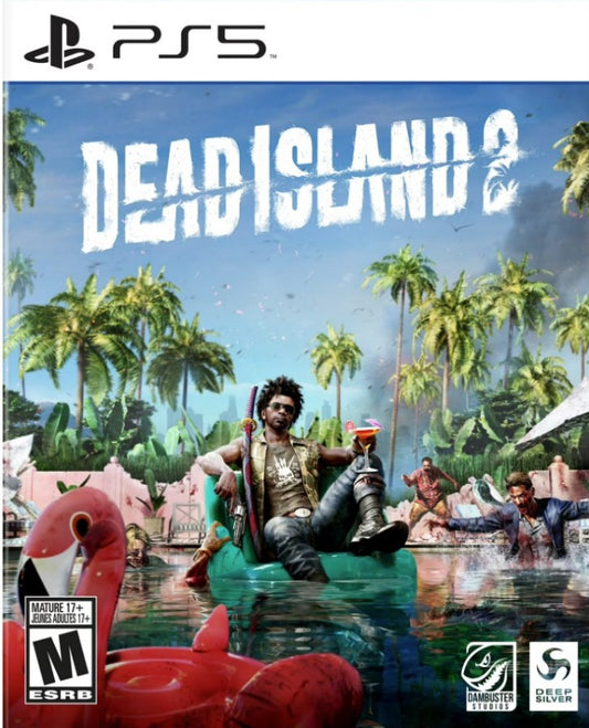 Dead Island 2 cover art for PlayStation 5 (PS5) action role-playing zombie video game