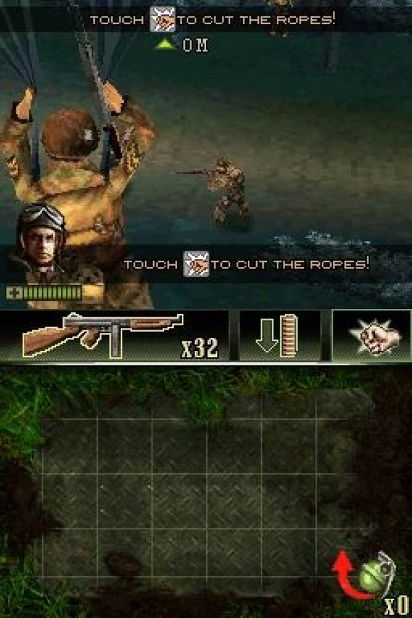 Brothers in Arms: War Stories gameplay for Nintendo DS (DS) World War II shooter action video game