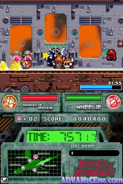 Kirby: Super Star Ultra gameplay for Nintendo DS (DS) platforming action adventure video game