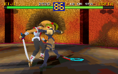 Battle Arena Toshinden [Not For Resale] gameplay for PlayStation 1 (PS1) fighting video game.