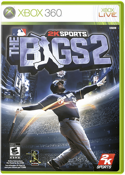 The Bigs 2 cover art for Xbox 360 (X360) arcade-style baseball video game