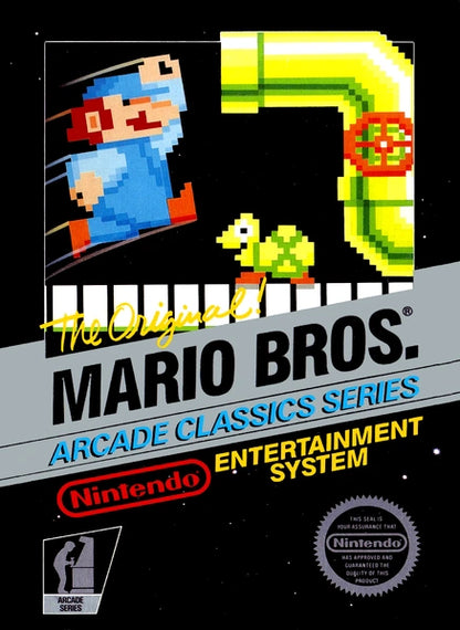 Mario Bros. Arcade Classics cover art for Nintendo Entertainment System (NES) video game