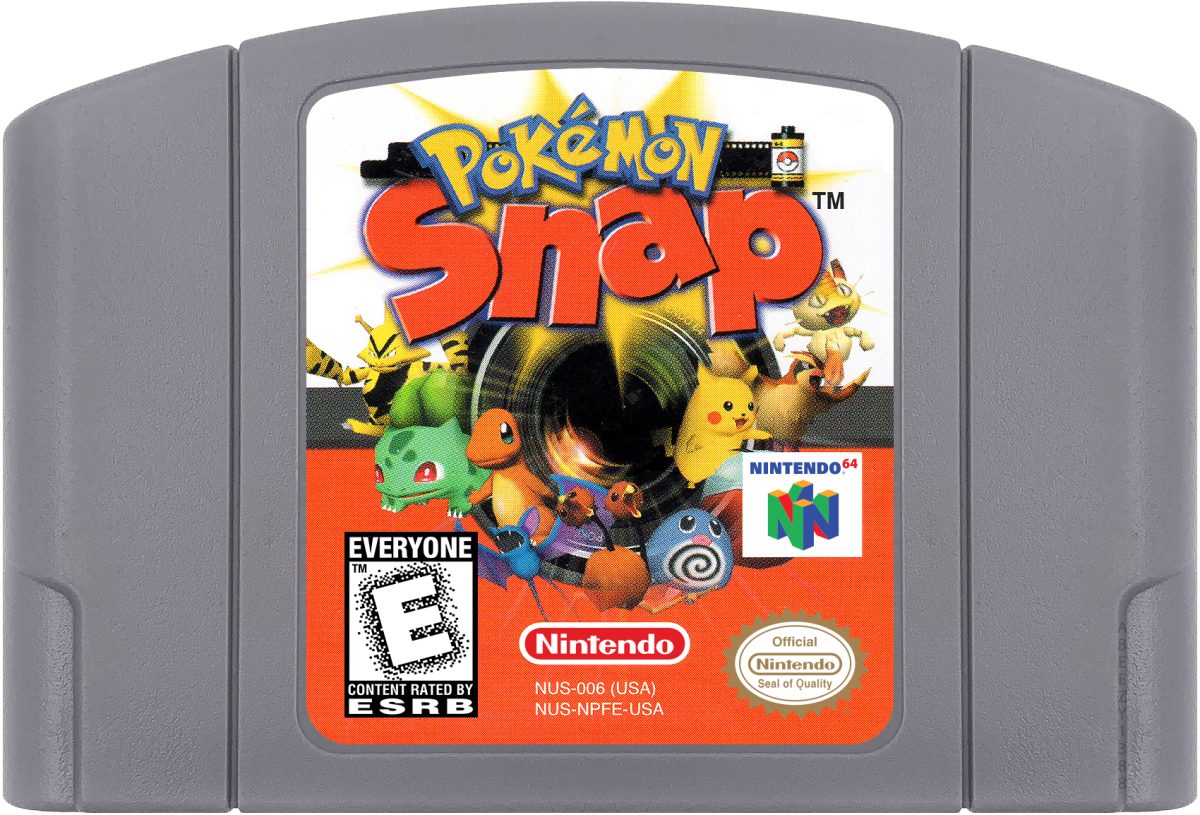 Pokemon Snap cartridge for Nintendo 64 (N64) video game