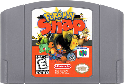 Pokemon Snap cartridge for Nintendo 64 (N64) video game