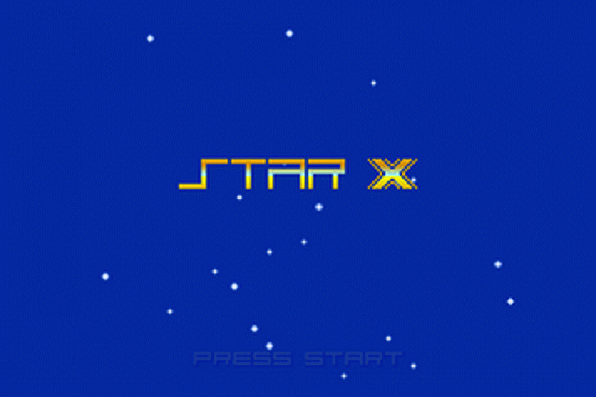Star X start menu for Game Boy Advance GBA video game