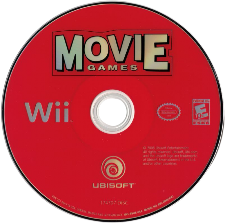 Movie Games – Nintendo Wii (Wii) party mini-game movie trivia simulation video game disc