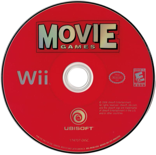 Movie Games – Nintendo Wii (Wii) party mini-game movie trivia simulation video game disc