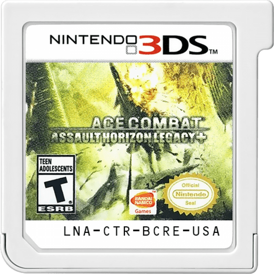 Ace Combat: Assault Horizon Legacy+ cartridge for Nintendo 3DS (3DS) flight combat simulation video game