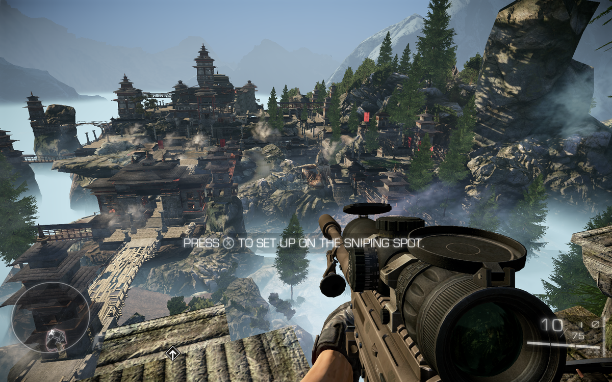 Sniper Ghost Warrior PS3 tactical shooter gameplay with realistic sniping and stealth action gameplay