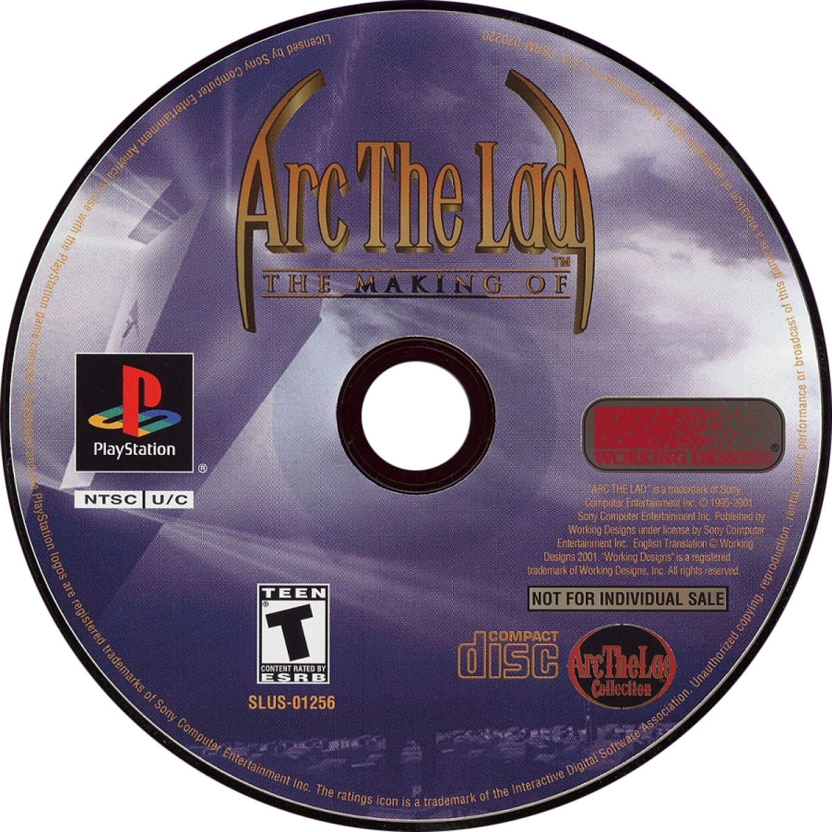 Arc the Lad PS1 tactical RPG strategy role playing game anime fantasy adventure turn based grid combat story driven campaign Working Designs style classic JRPG retro gaming PlayStation software video game title making of arc the lad