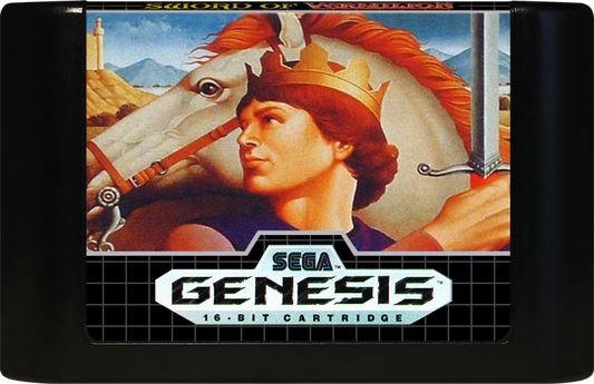 Sword of Vermilion cartridge for Sega Genesis (GEN) video game