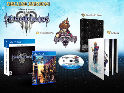 Kingdom Hearts III [Deluxe Edition] – PlayStation 4 (PS4) box contents 