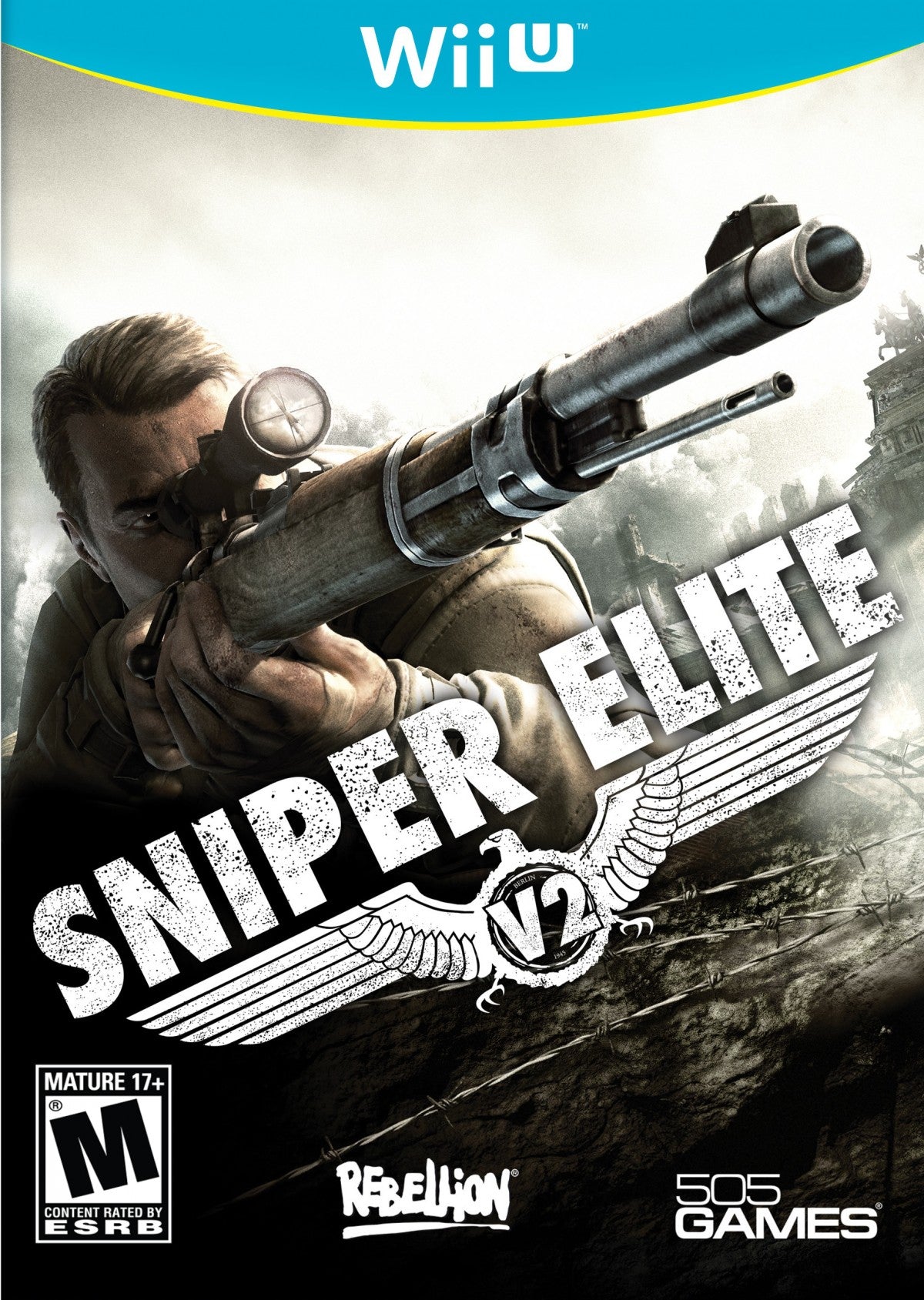 Sniper Elite V2 cover art for Nintendo Wii U (WiiU) video game. 
