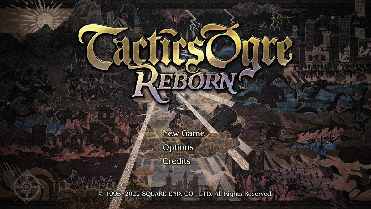 Tactics Ogre: Reborn [PAL] home screen for Nintendo Switch (NS) video game