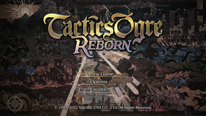 Tactics Ogre: Reborn [PAL] home screen for Nintendo Switch (NS) video game