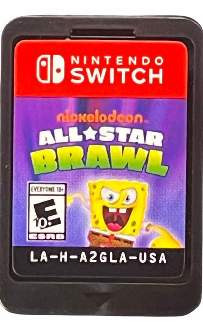 Nickelodeon All Star Brawl Nintendo Switch for retro video game enthusiasts featuring platform fighting gameplay iconic Nickelodeon character roster competitive arena battles combo based combat fast paced multiplayer matches and collectible gaming appeal cartridge